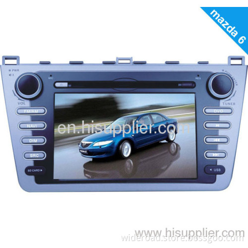7inch New Mazda6 Ruiyi Car Dvd Player Gps Bt Dvb-t Mp3 Mpeg Radio Tv Vcd Cd Usb Sd Slot ,canbus Rds Tmc